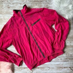 L.L. Bean Vintage 90’s Hot Neon Pink Windbreaker Jacket Women’s Medium